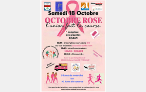 Marche et Course Octobre Rose 2025